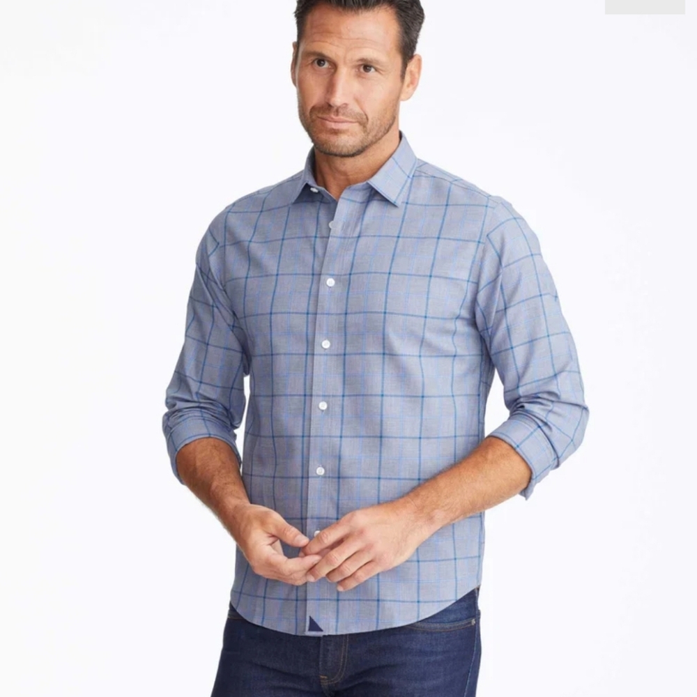 UNTUCKit Wrinkle Free Cotton Ortman Shirt XL